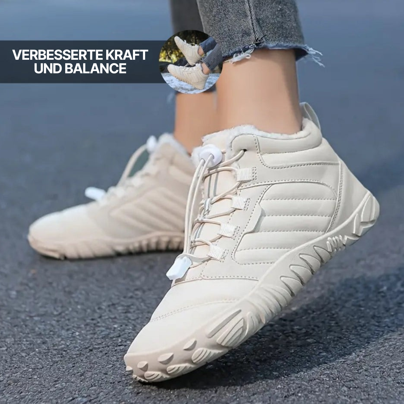 Willow - Rutschfeste, wasserabweisende Barfußstiefel für gesundes Gehen