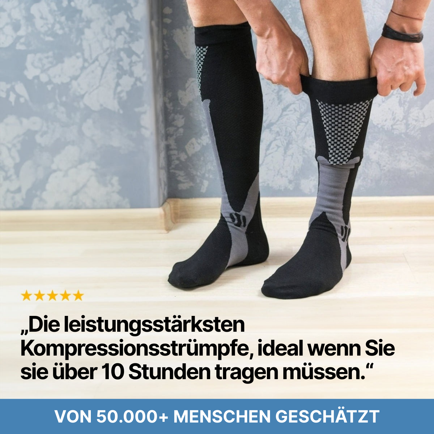 Cloggies Hochleistungs-Kompressionsstrümpfe