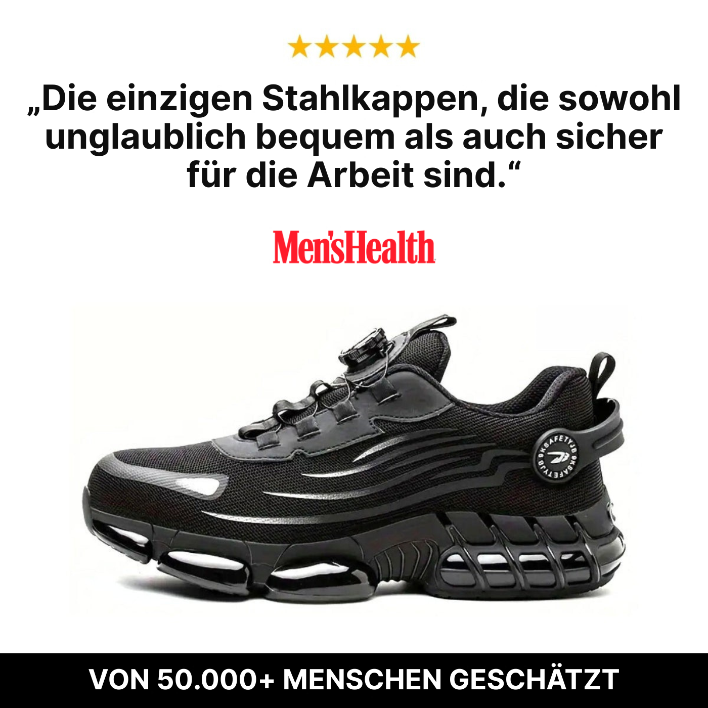 Taron – Gesunde und schützende Sneakers mit Stahlkappe