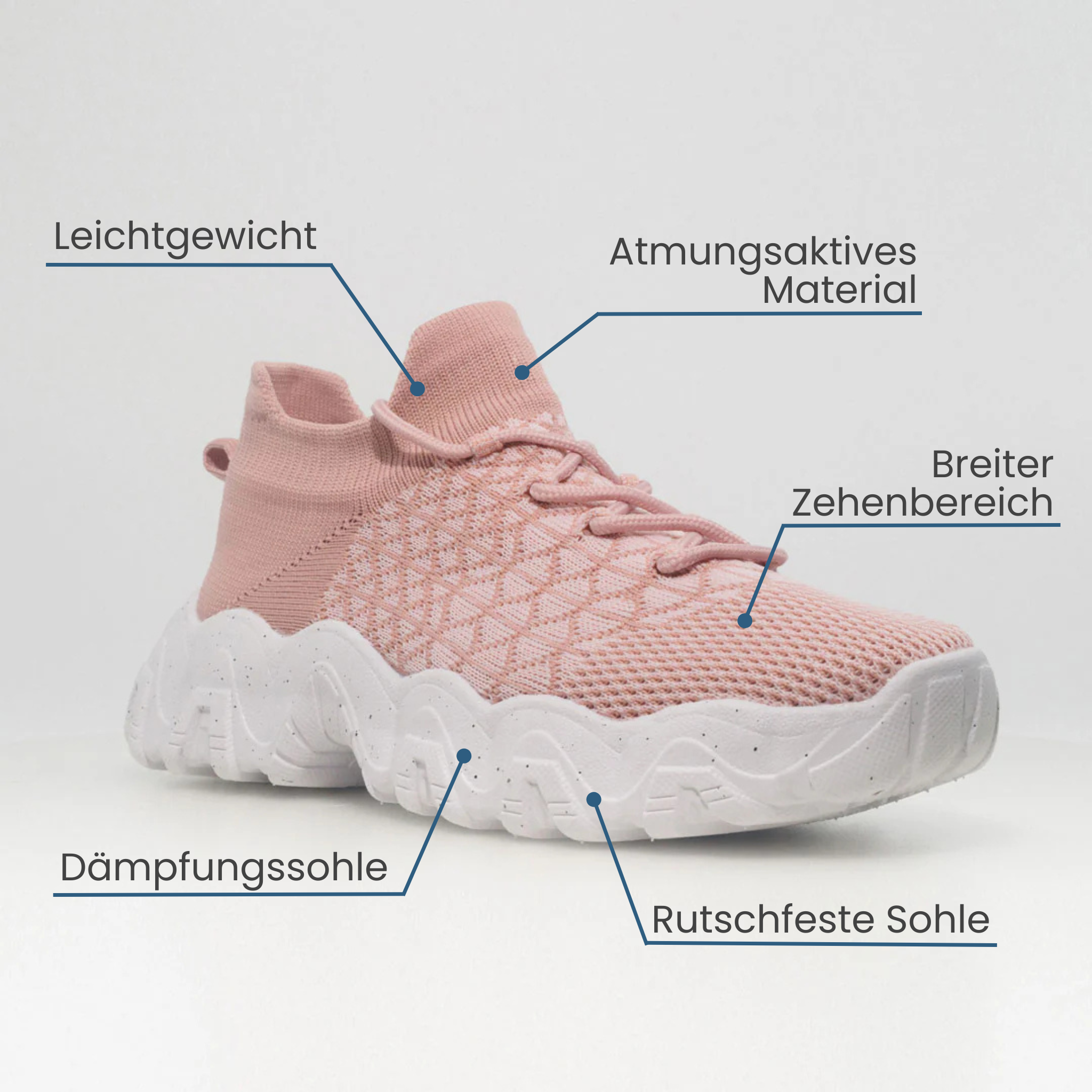 Ortho Pro - Rosa / Weiß