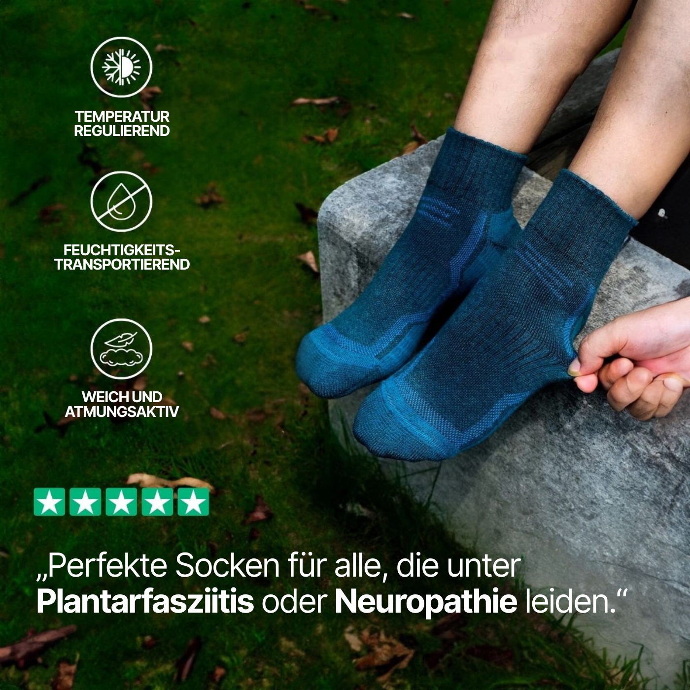 Cloggies Atmungsaktive Söckchen