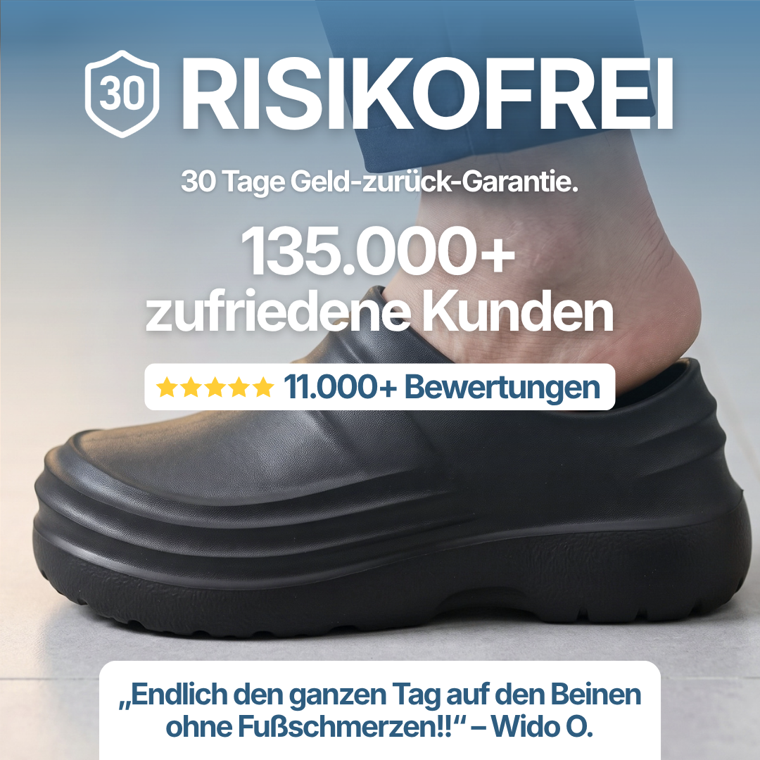 Cloggies Classic – Clogs für Fuß- & Rückenschmerzen