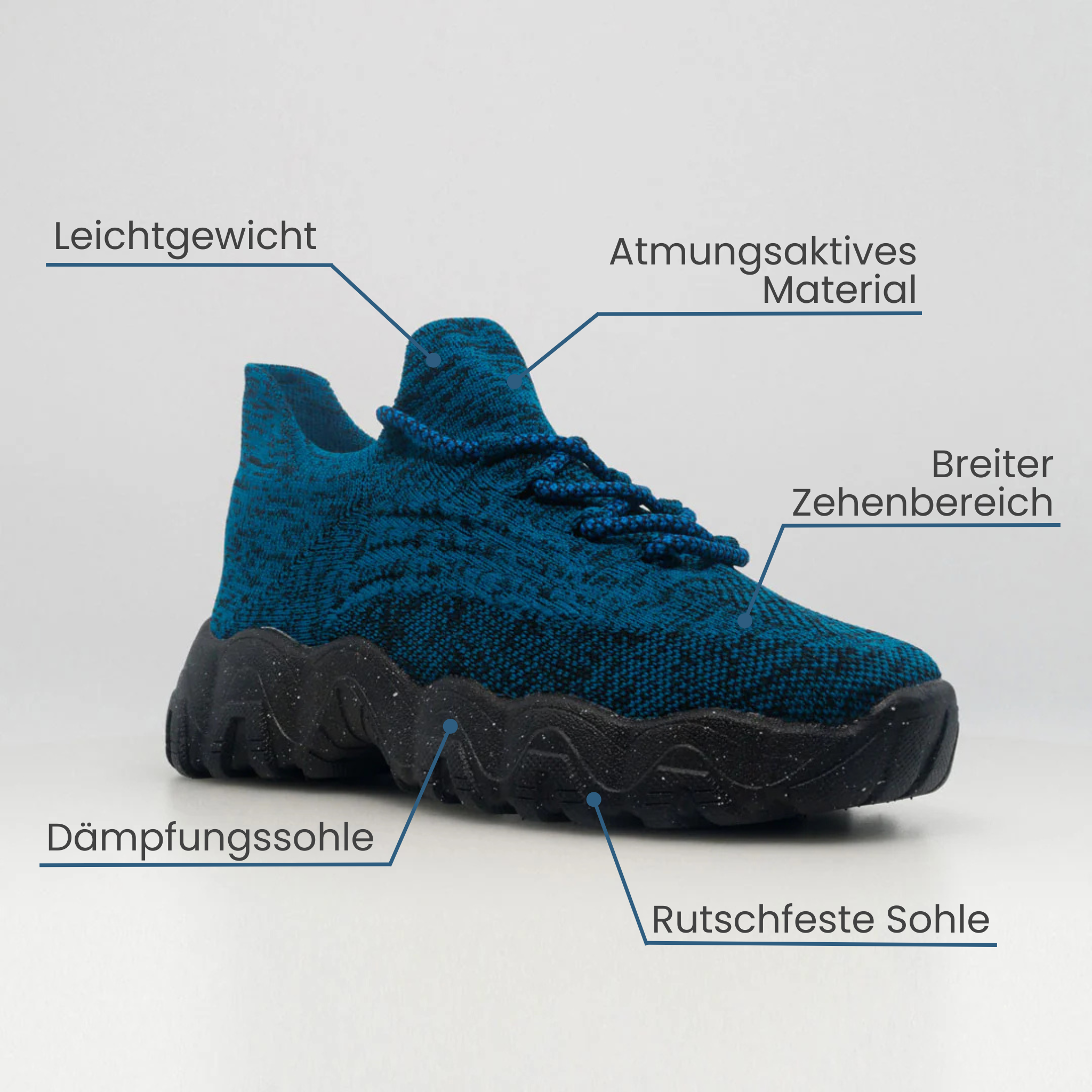 Ortho Pro - Blau / Schwarz