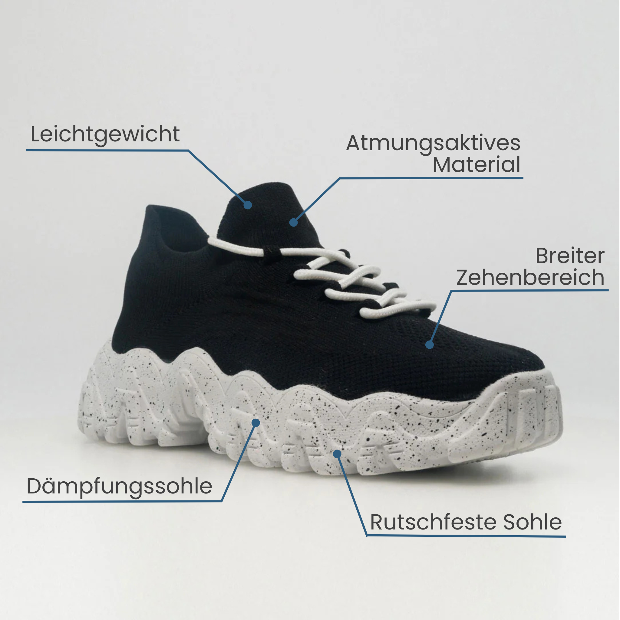 Ortho Pro - Schwarz / Weiß