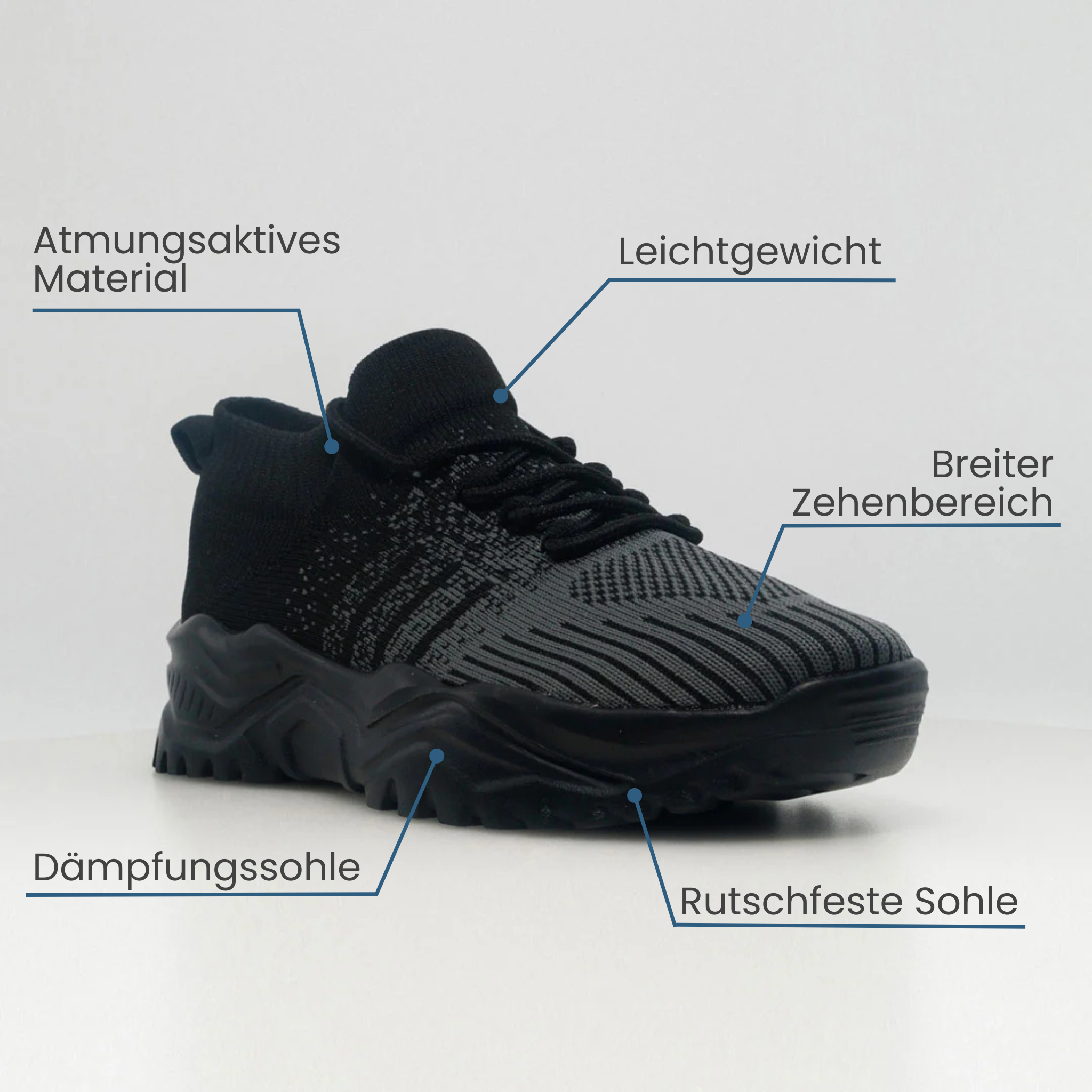 Ortho Cloud - Schwarz / Grau