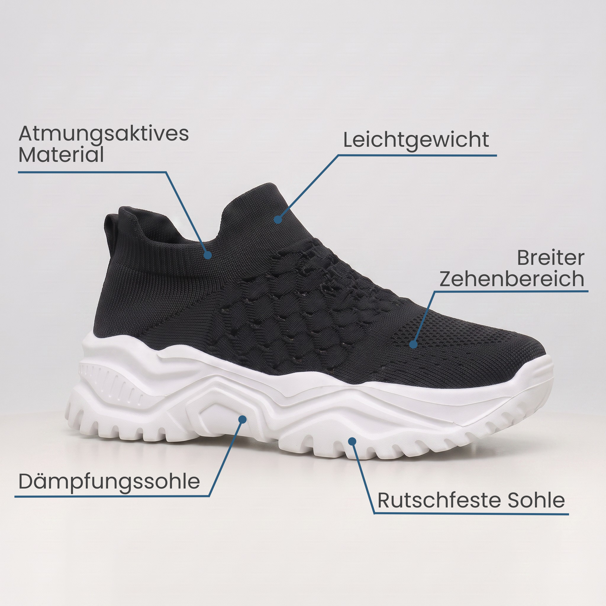 Ortho Flex - Schwarz / Weiß