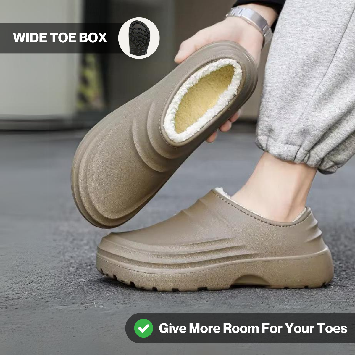 Cloggies Fuzzy - Healthy & Non-Slip Comfort Clogs