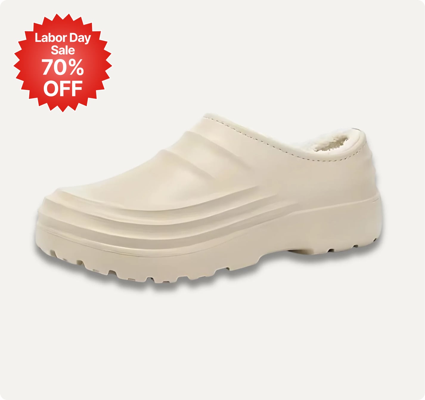 Cloggies Fuzzy - Healthy & Non-Slip Comfort Clogs